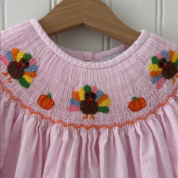 Cecil and Lou Smocked Thanksgiving Dress - Picture 2 of 4